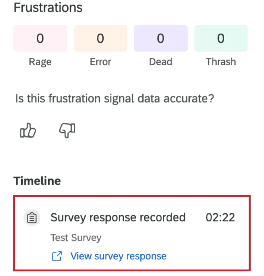 viewing survey sessions in digital assist