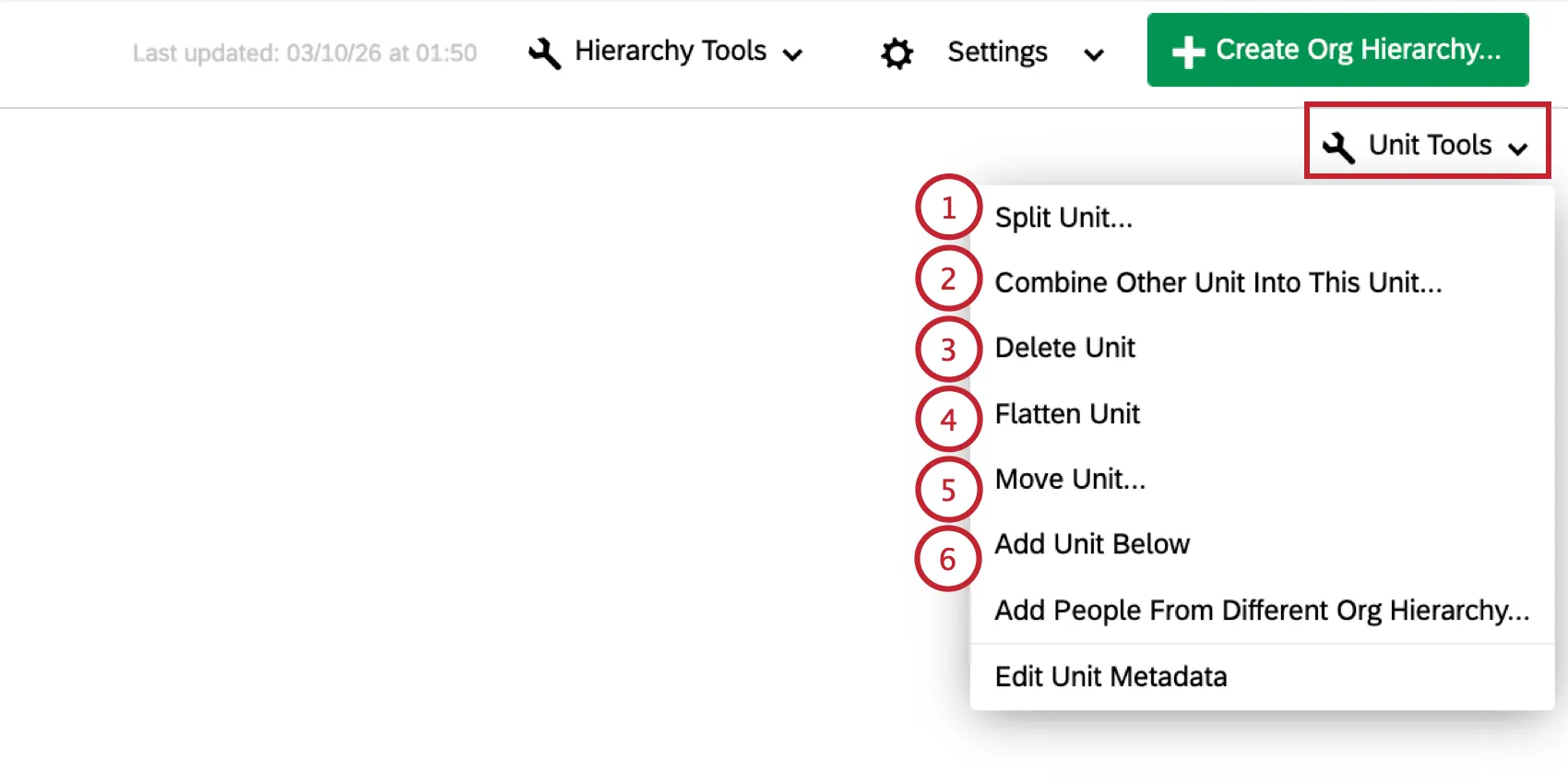the unit tools for adjusting a unit