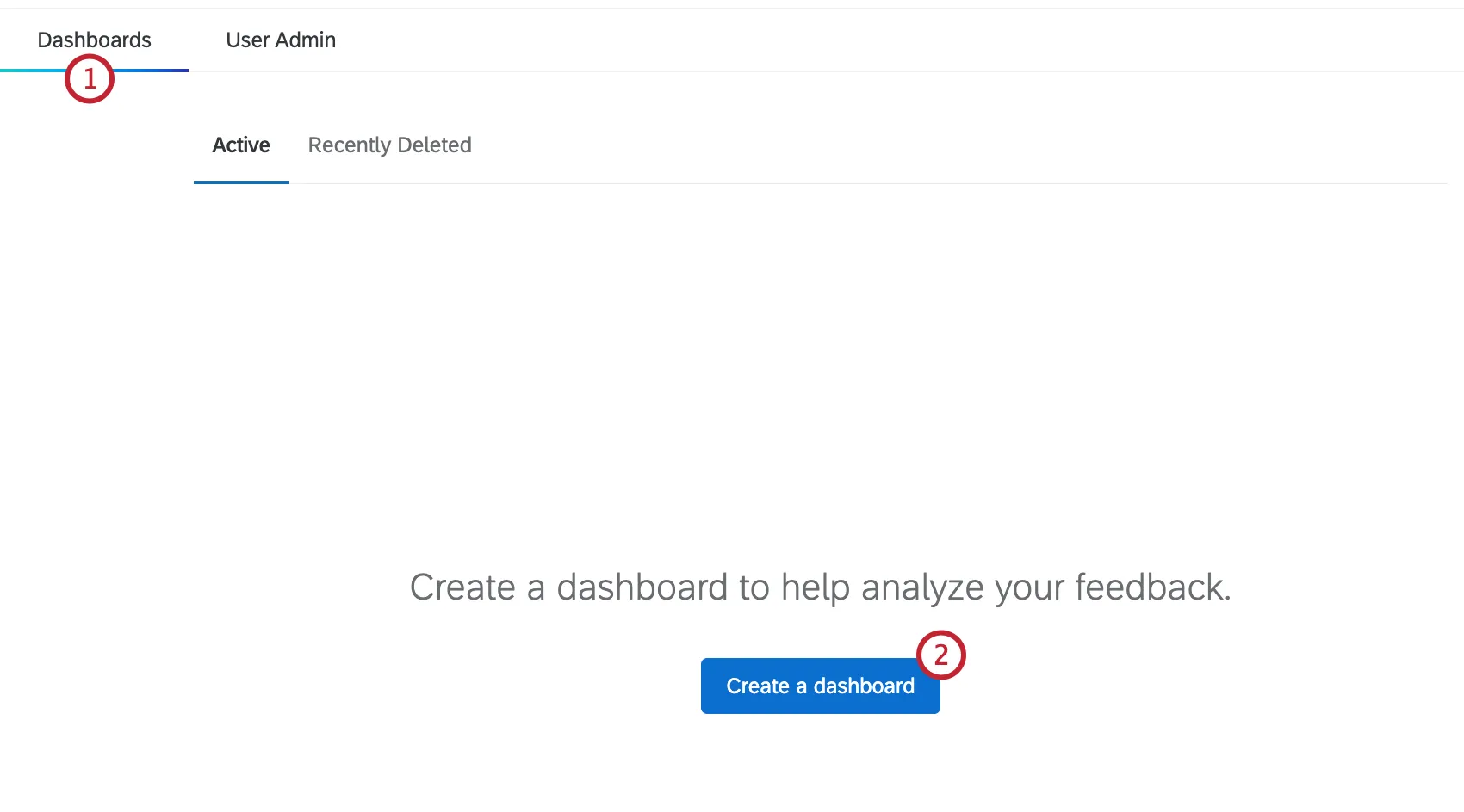 create a dashboard button