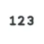 the icon for a number scale question