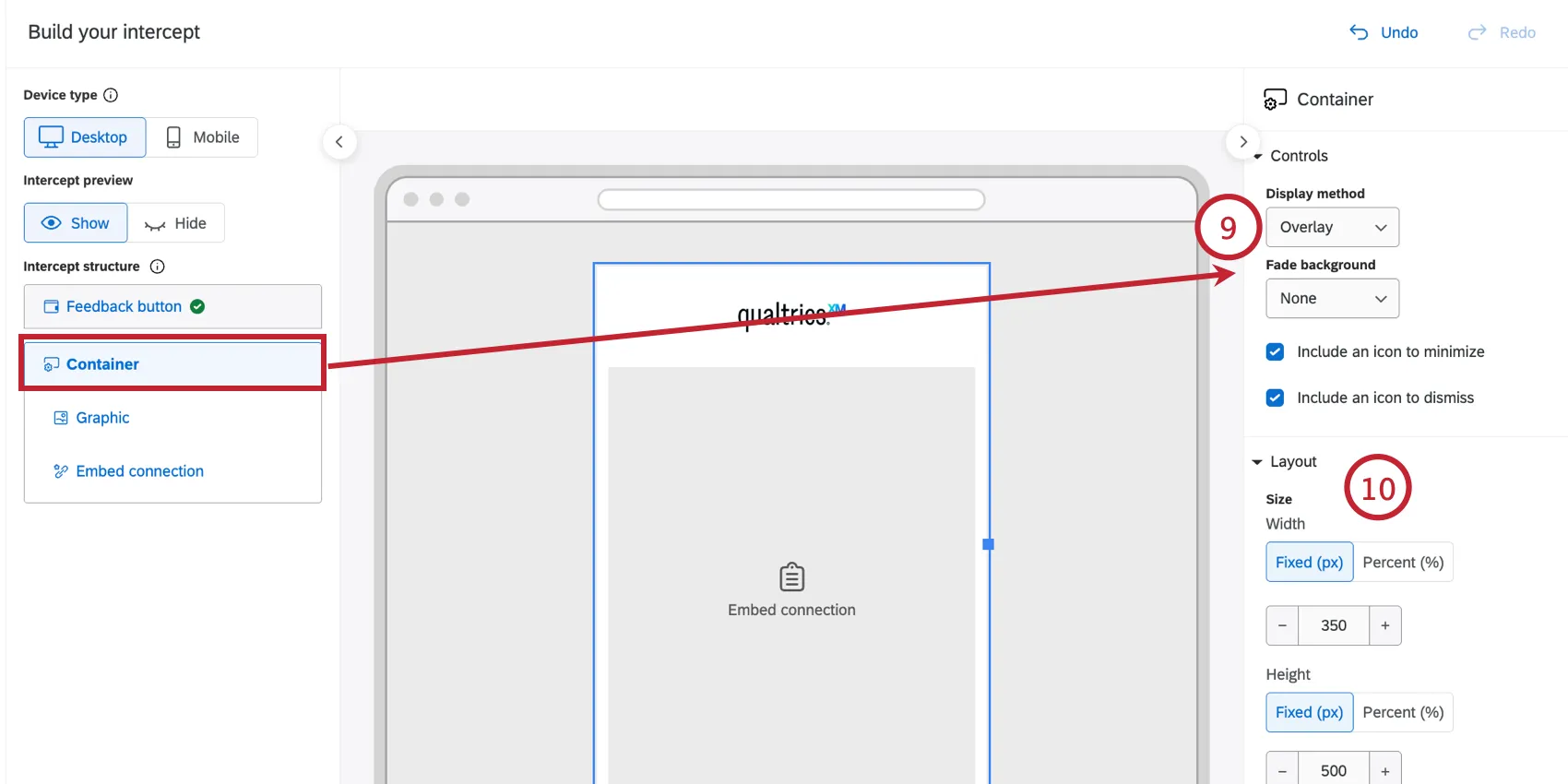 choosing the display method