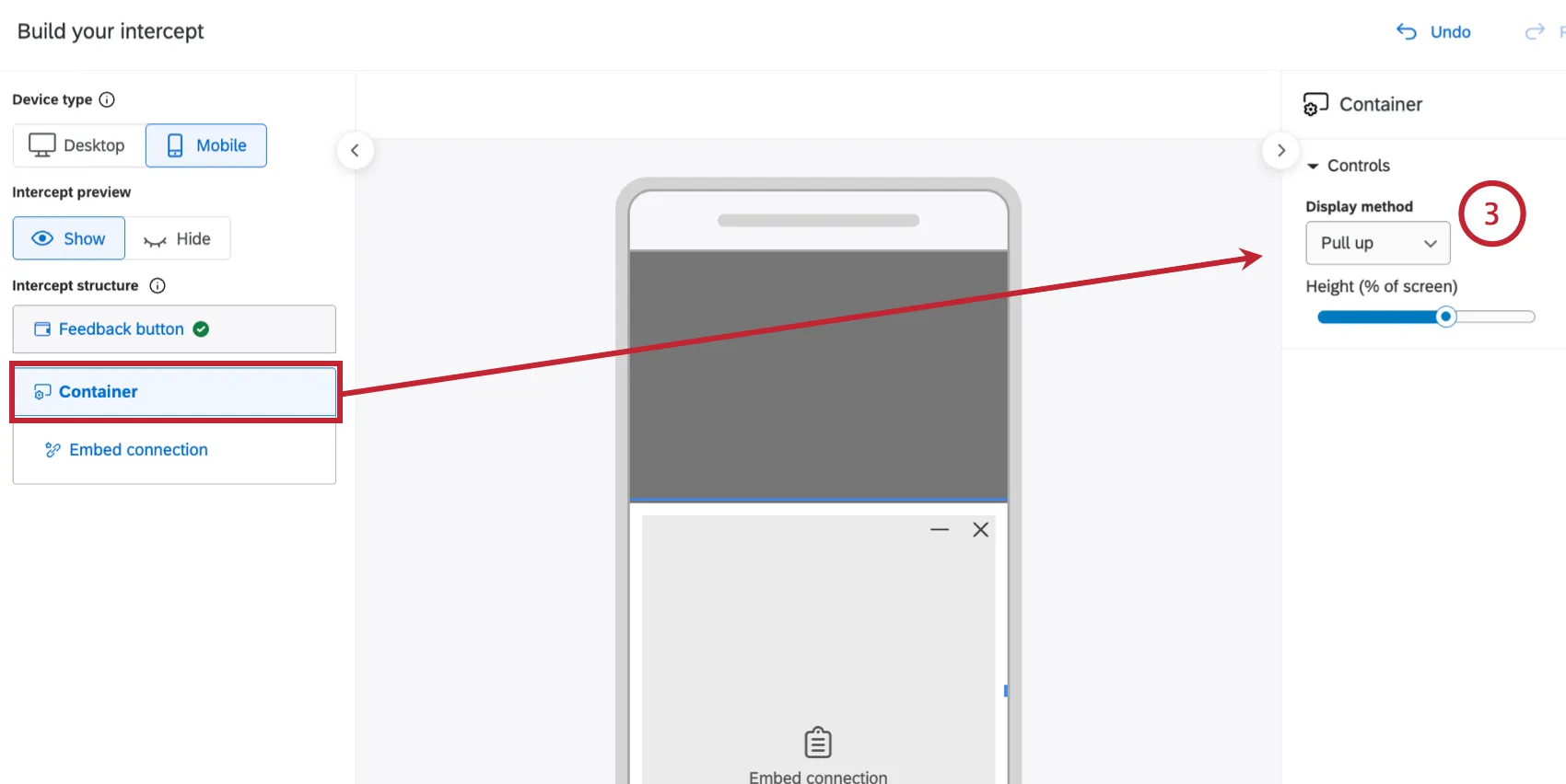 editing the mobile display method
