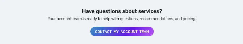 button to contact account team