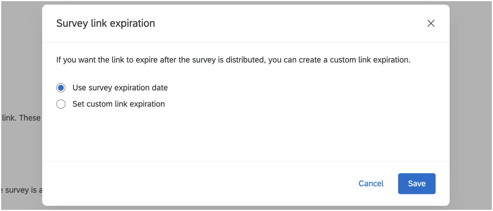 link expiration options