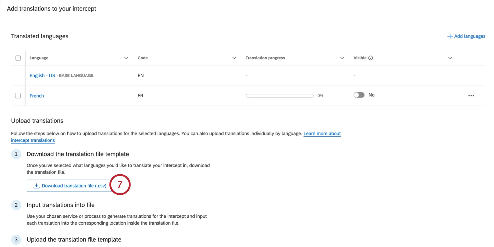 downloading the translation file