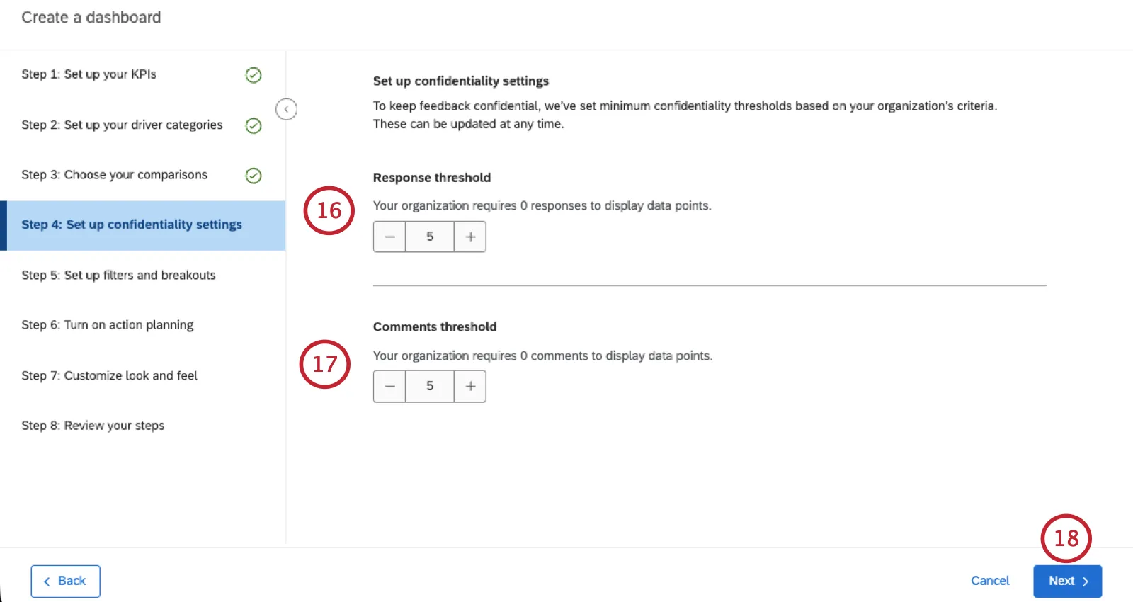 anonymous thresholds in the product