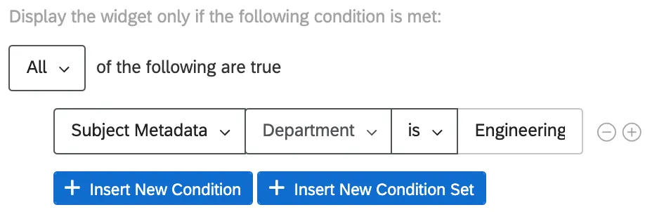 All of the following is true: subject metadata department is engineering