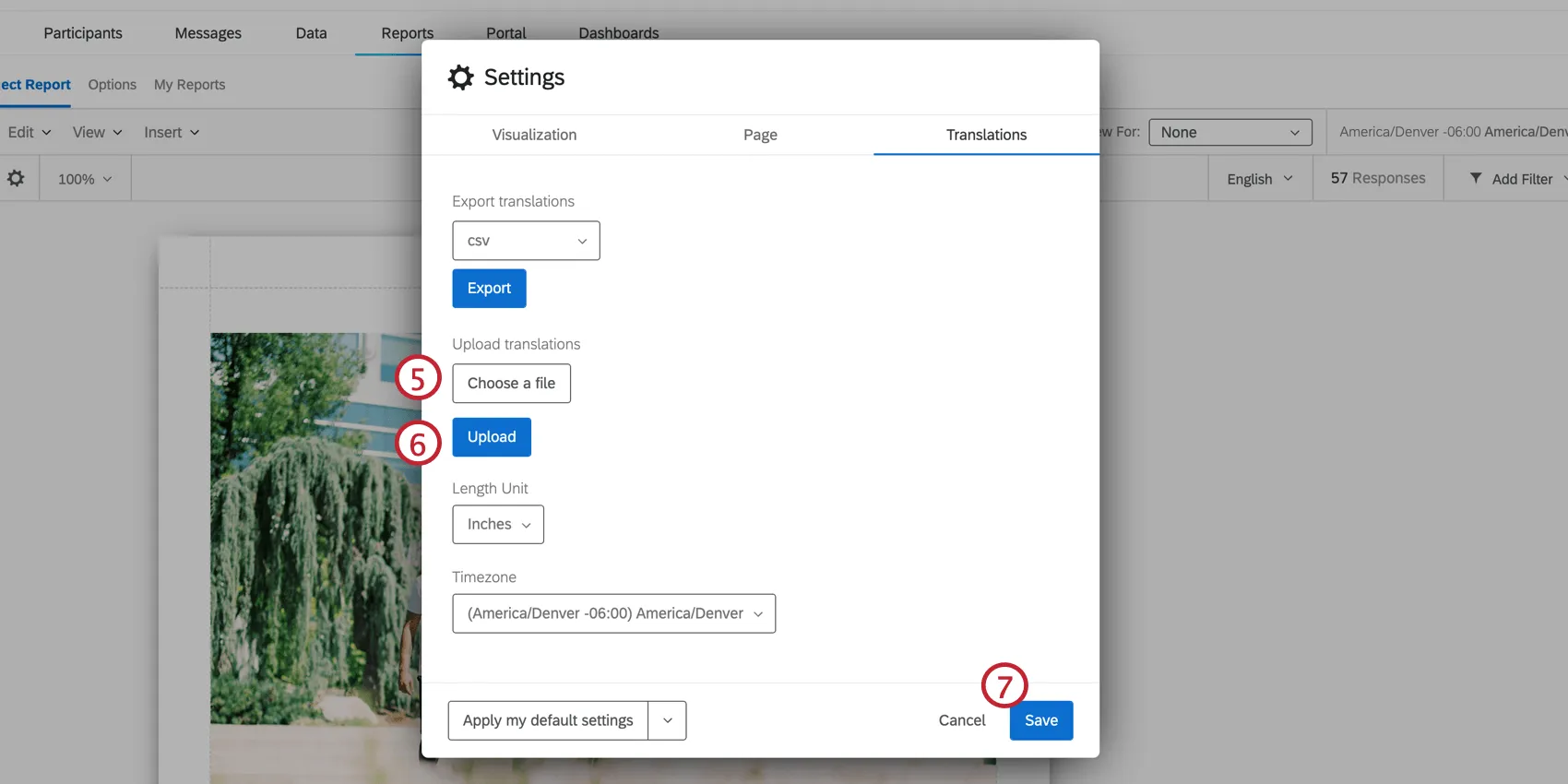 Upload translations pane.
