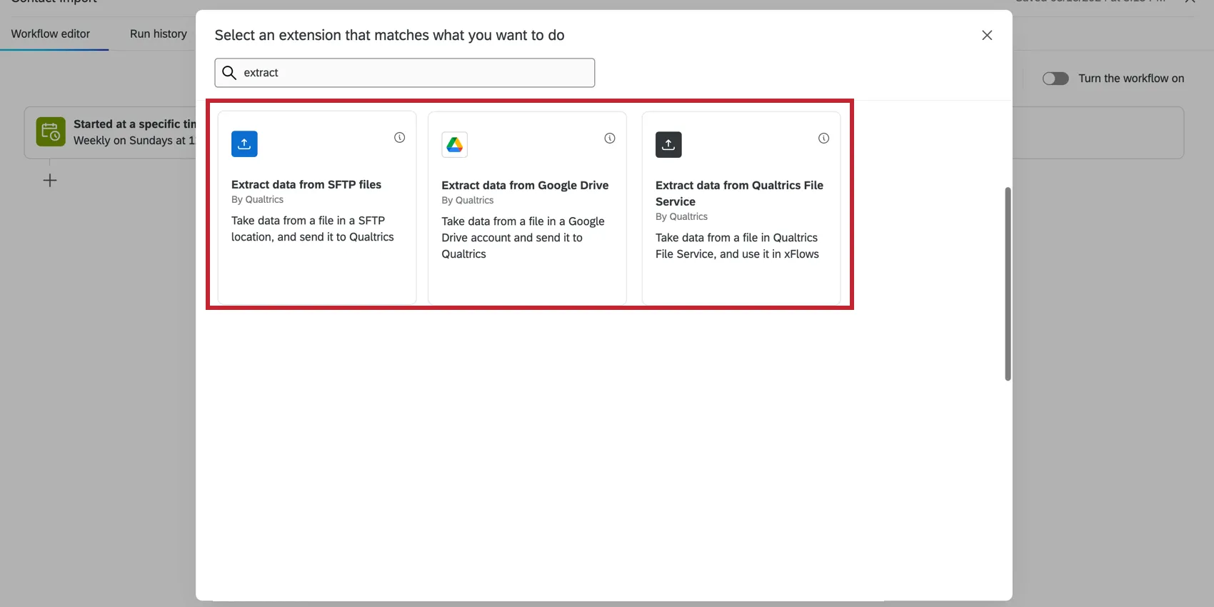 Highlighted data extraction tasks from step 4