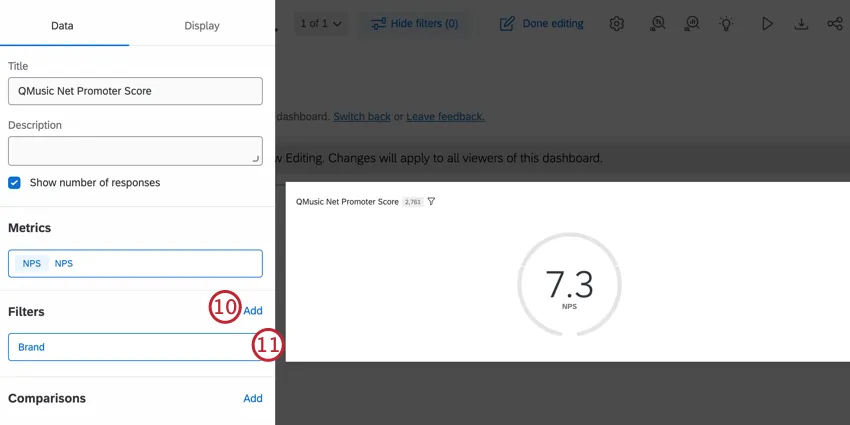 Adicionar um filtro para marca
