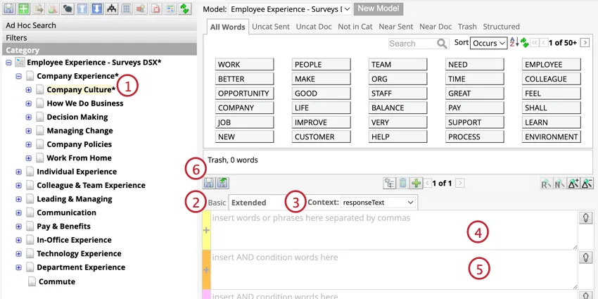 Steps for doing a context rule and adding a category