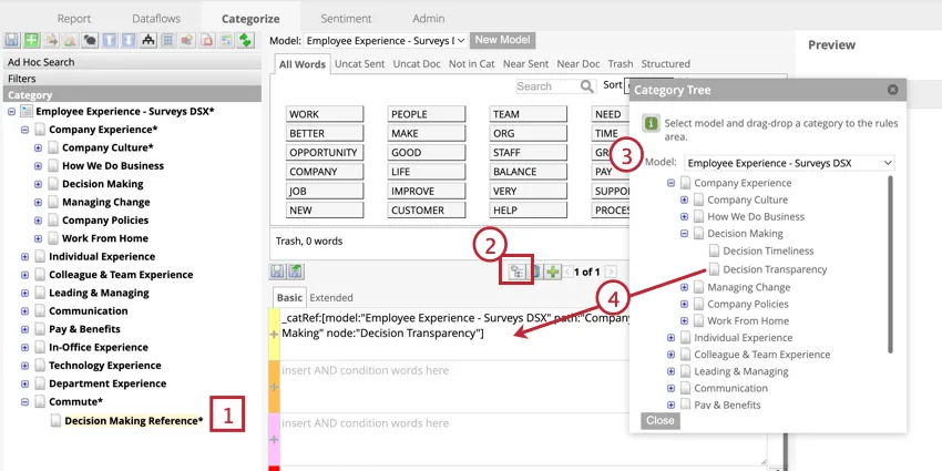 Add a category reference