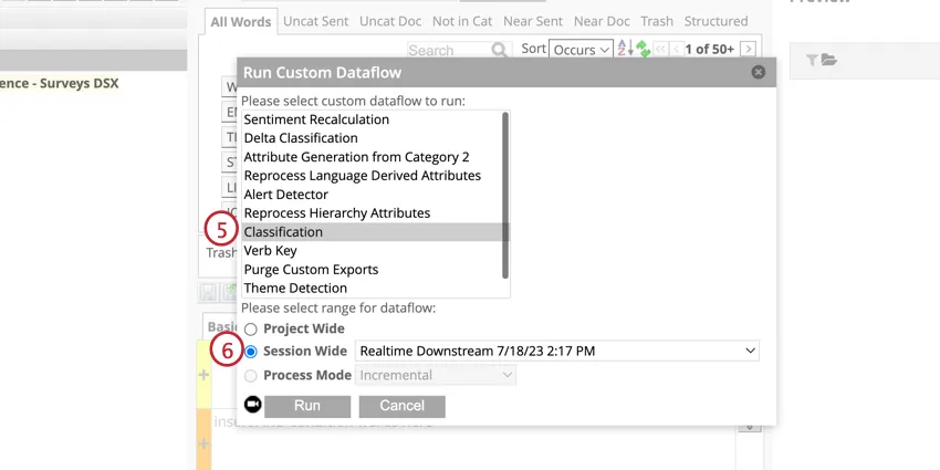 Custom dataflow options