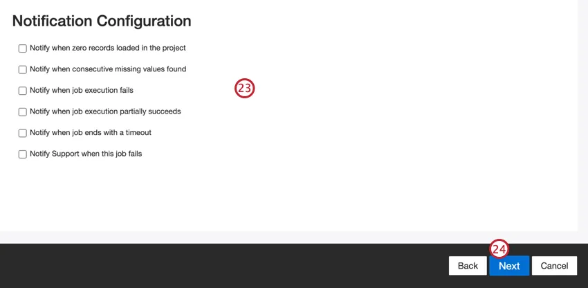 Configuración de notificaciones