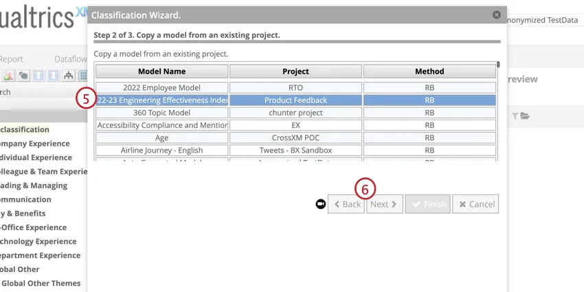 Seleccione el modelo