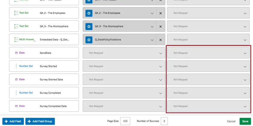 image showing how to map values for distribution reporting fields