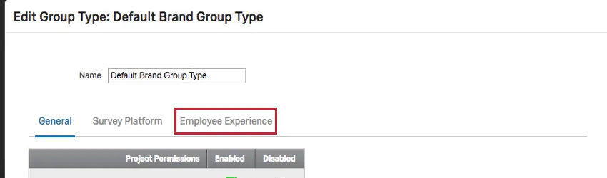 Bild der Employee Experience beim Bearbeiten einer Gruppe