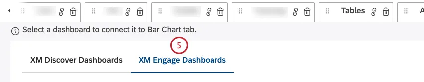 Scheda dashboard di XM Engage