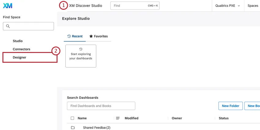 Section design de Discover