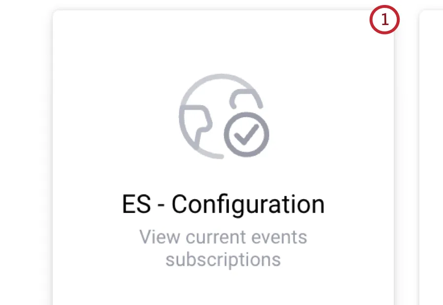 Opción de configuración ES dentro de Five9
