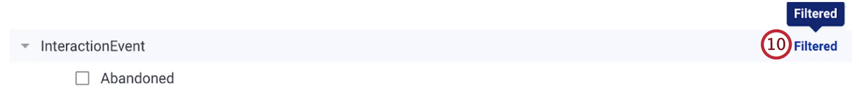 Botón filtrado en Five9