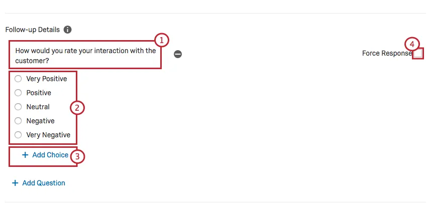 Imagem do editor de perguntas múltipla escolha
