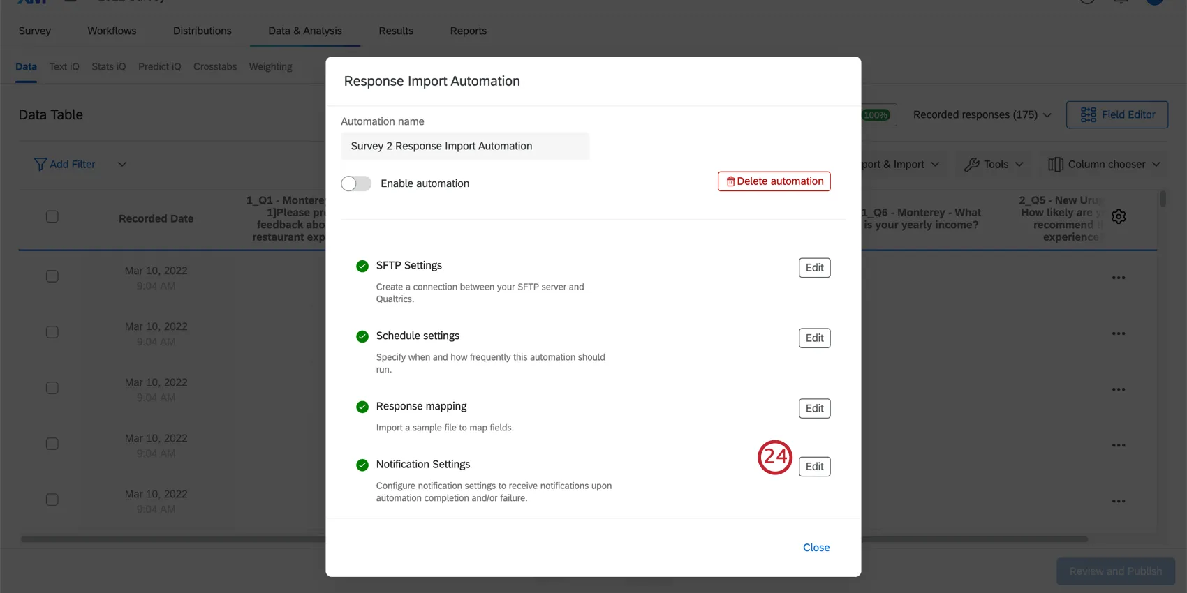 Click Edit to the right of Notification Settings