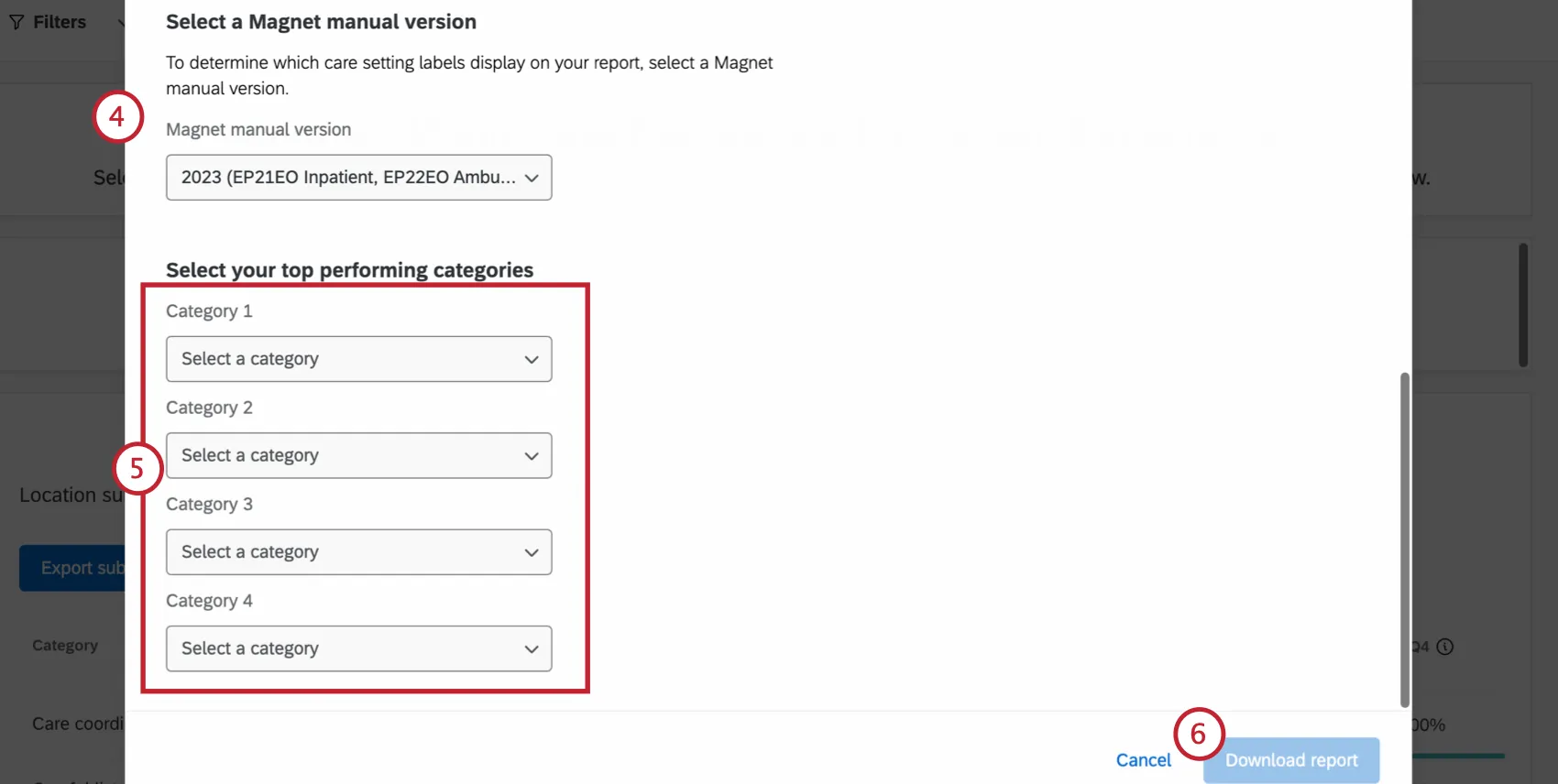 Configurez lexportation de votre widget magnet puis cliquez sur télécharger