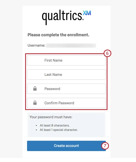 image of the self enrollment final completion screen