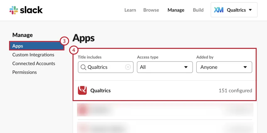 imagen de la página de búsqueda de la aplicación Slack
