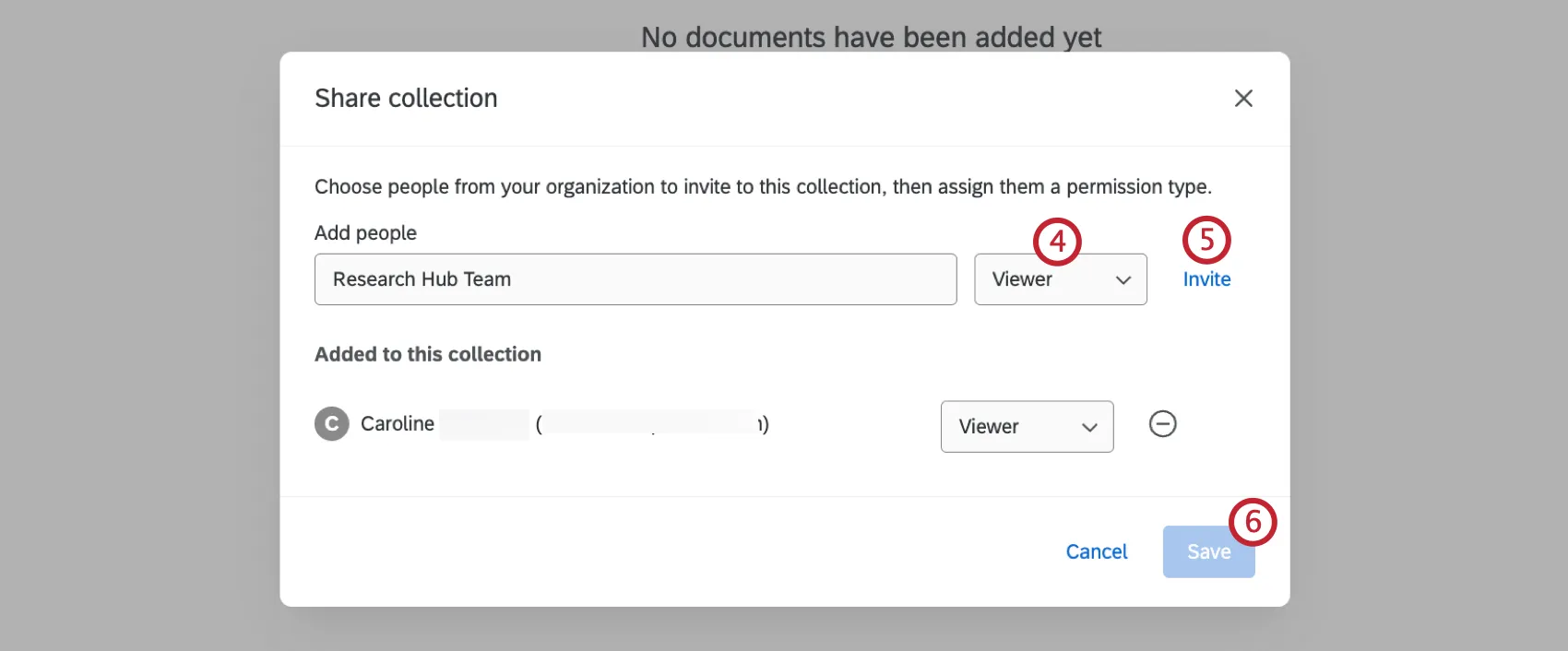 Donner laccès à la collaboration, inviter et sauvegarder