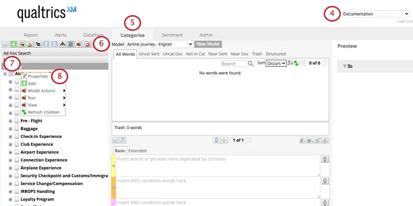 Accédez à loption Propriétés dans le menu déroulant du nœud parent
