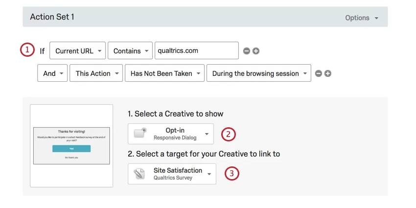 imagem mostrando a configuração da interceptor