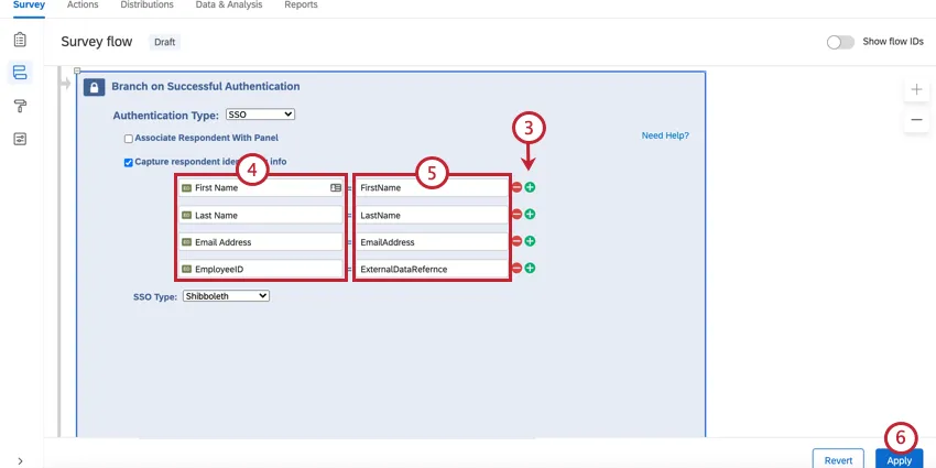 adding embedded data fields to capture