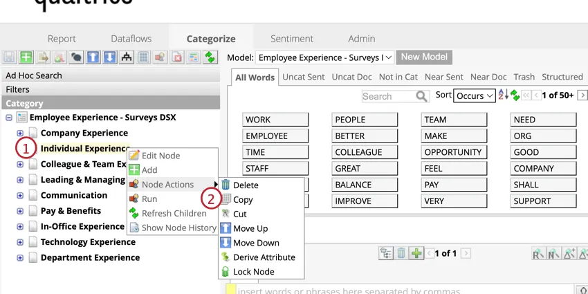 Copier une catégorie