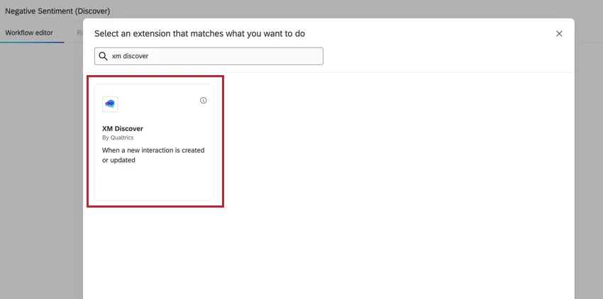 Évènement XM Discover