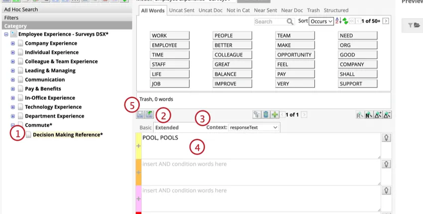 Creating a verbatim specific rule