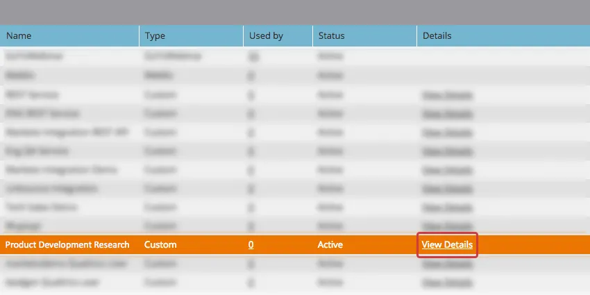 View Details for New Service