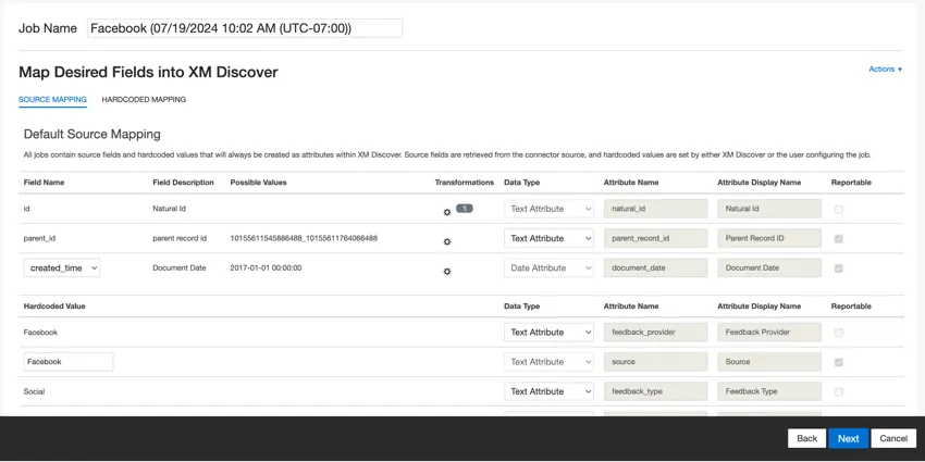 Mapped fields in Discover