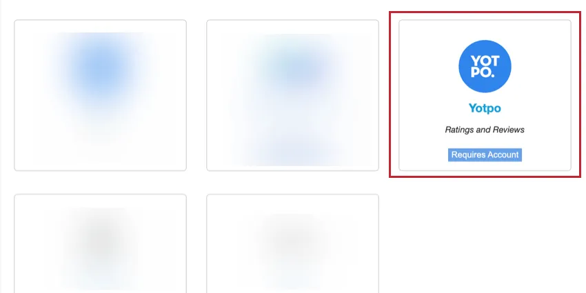 Yotpo app from app library