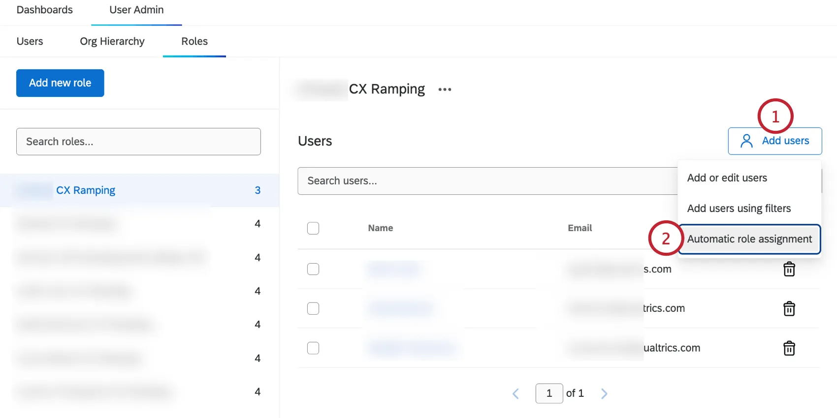 adding users via an automation