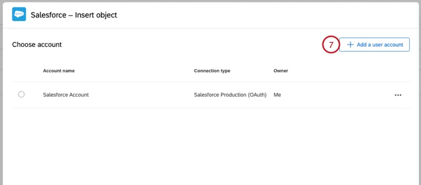 die Schaltfläche „Neues Benutzerkonto hinzufügen“