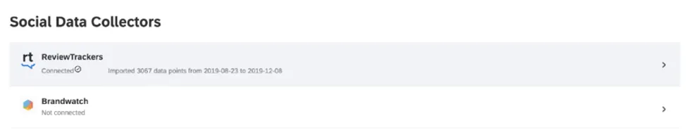 Image of Review Trackers app loading data points
