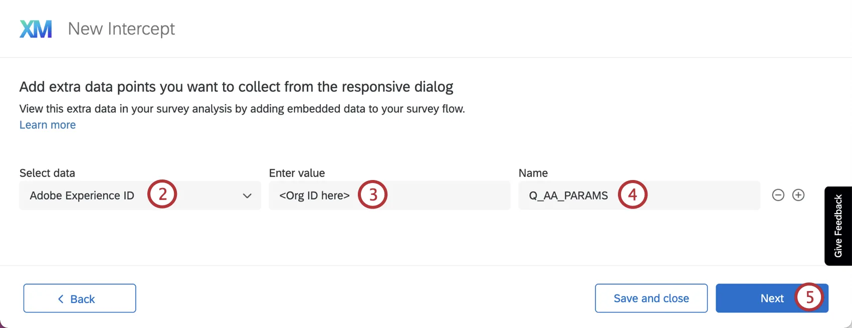 adding the adobe experience id field