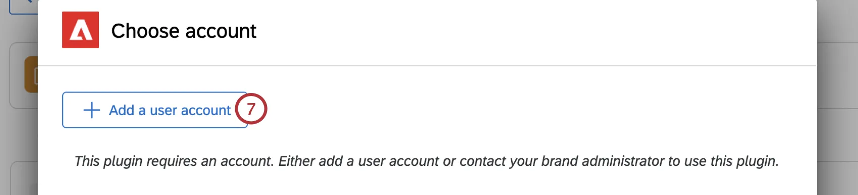 Agregar una cuenta de usuario al configurar un flujo de trabajo