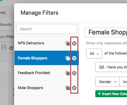 icona di cancellazione