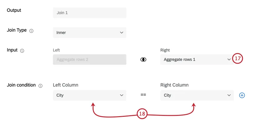 joining the two data sets