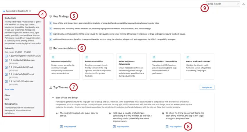 additional information within the AI summary