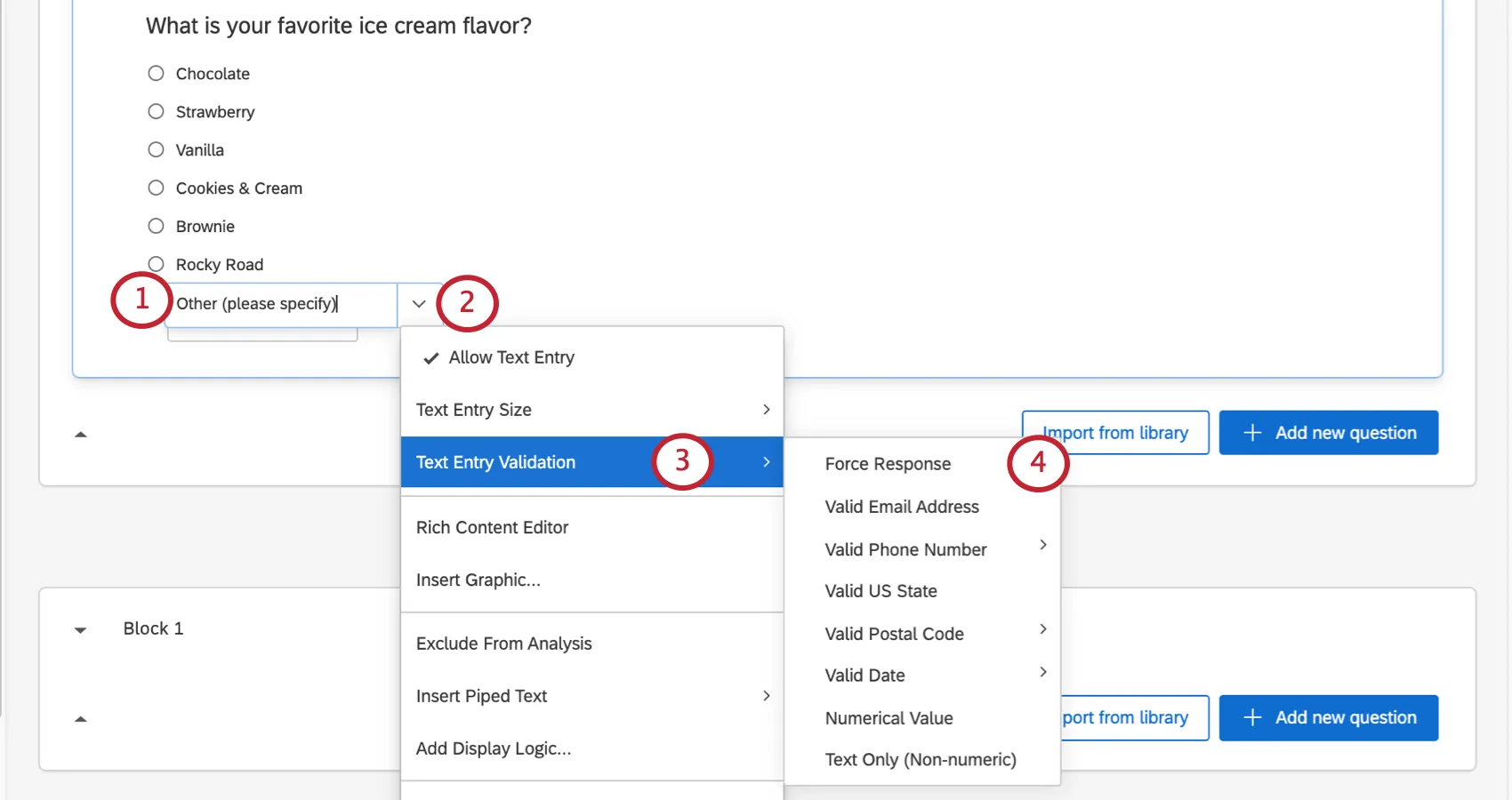 adding text entry validation to a text entry box