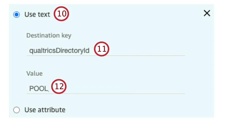 configuração de um parâmetro de função adicional